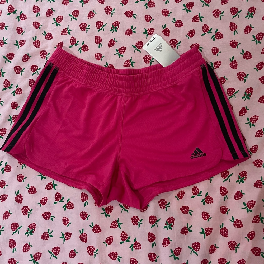Adidas Women's Pink Athletic Shorts